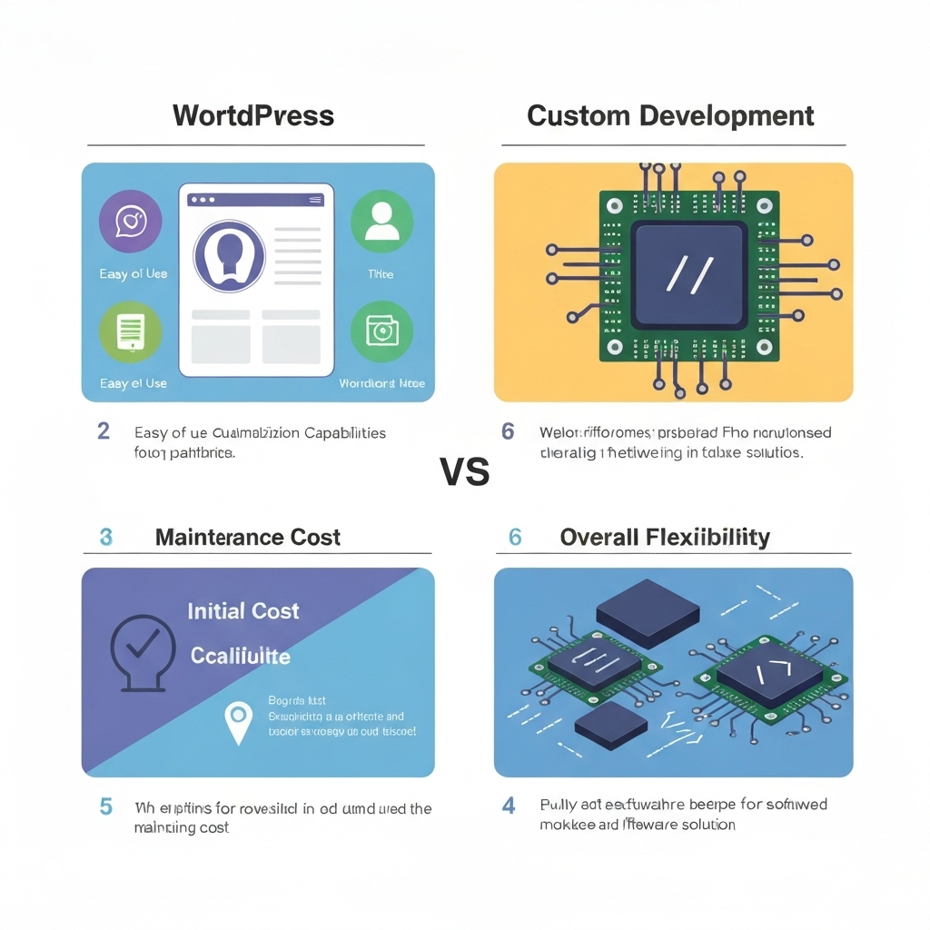 WordPress vs Custom Development: Making the Right Choice